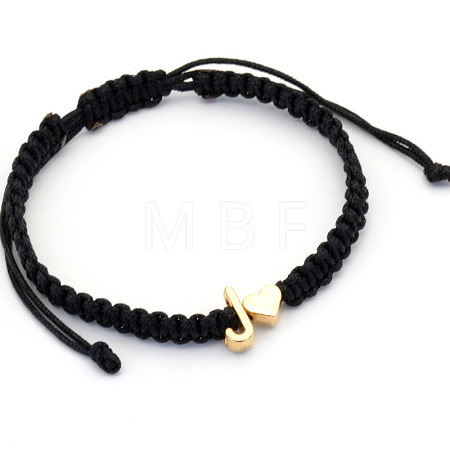 Alloy Beads Braided Bead Bracelets FS-WGADCE6-10-1