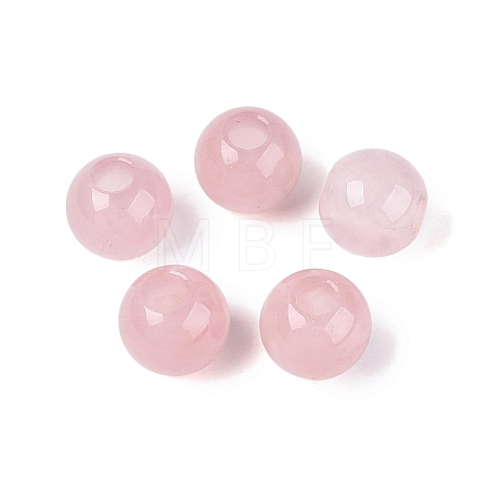 Natural Rose Quartz European Beads G-Q602-09B-02-1