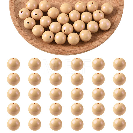 30Pcs Round Silicone Beads SIL-SZ0004-23I-1