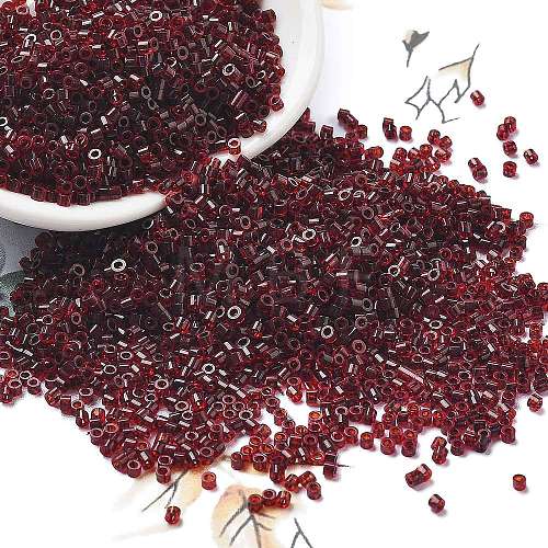 Transparent Colours Glass Seed Beads SEED-H003-01A-1