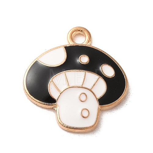 Alloy Enamel Pendants ENAM-E064-27KCG-1