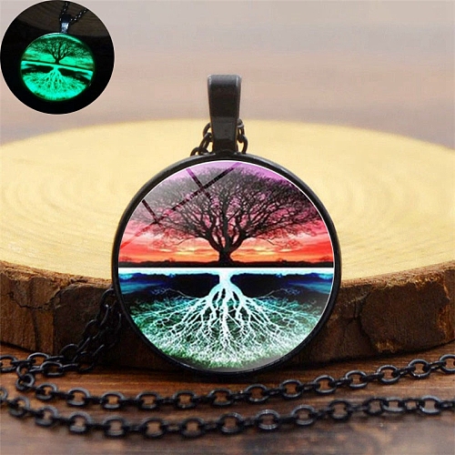 Tree of Life Night Light Necklace for Women PW-WG7D587-01-1