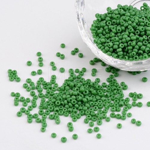 12/0 Opaque Colours Round Glass Seed Beads X-SEED-A010-2mm-47-1