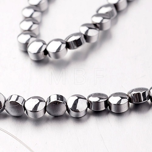 Electroplate Non-magnetic Synthetic Hematite Bead Strands G-F300-33B-01-1