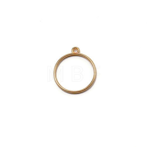 Zinc Alloy Open Back Bezel Pendants FIND-WH0094-48G-1