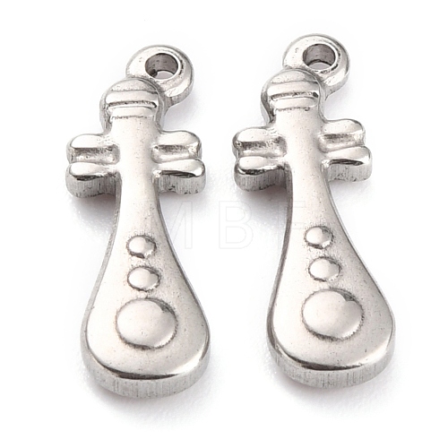 Non-Tarnish 304 Stainless Steel Pendants STAS-O145-18AS-1