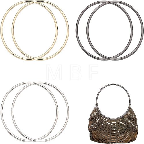 6Pcs 3 Colors Iron Bag Handles FIND-CA0006-39B-1