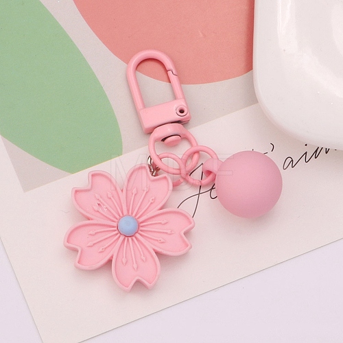 Resin Flower Pendant Decoration PW-WG31688-01-1