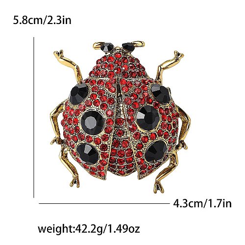 Alloy Rhinestone Brooch for Backpack Clothes PW-WG27B6F-04-1