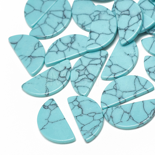 Synthetic Turquoise Cabochons TURQ-S290-14C-03-1