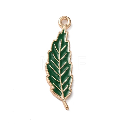 Thanksgiving Day Theme Alloy Enamel Pendants ENAM-M002-03G-07-1