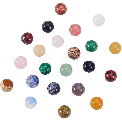 Natural & Synthetic Gemstone Stone Beads G-NB0001-49-1