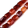 Natural Red Agate Beads Strands G-N342-148A-2