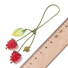 3Pcs 3 Styles Fruits Theme Glass Pendant Decorations for Mobile Accessories HJEW-TA00453-3