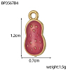 304 Stainless Steel Enamel Pendants STAS-OY011-01G-5