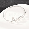 Amour Brass Open Cuff Bangles BJEW-F528-03P-3