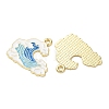 Ocean Alloy Enamel Pendants ENAM-B041-01S-3
