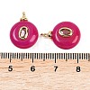 Dyed Natural White Jade Pendants G-Z134-03G-03-3