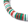 Polymer Clay Beaded Stretch Bracelets BJEW-JB11162-5