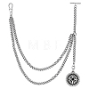 Brass Empty Bead Cage Pendant Decorations HJEW-PH02541-1