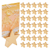 4 Sets Wood Name Card Clip AJEW-FH0009-24A-1