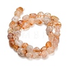 Heated Natural Citrine Beads Strands G-D108-A03-04-5