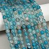 Natural Agate Beads Strands G-J361-01-8mm-4