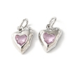 Brass Micro Pave Cubic Zirconia Pendants KK-U067-10P-03-1