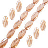 1Strand Electroplate Transparent Glass Beads Strands EGLA-TADJ0001-20D-3