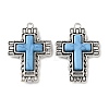 Synthetic Turquoise Pendants GG-XCP0001-02-1