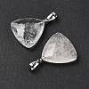 Natural Quartz Crystal Pendants G-L614-D04-P05-2