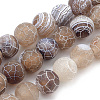 Natural Weathered Agate Beads Strands X-G-S259-05G-10mm-1