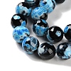 Natural Fire Crackle Agate Beads Strands G-M437-A01-01H-4