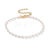 Round Plastic Imitation Pearl Beaded Bracelets BJEW-E054-07G-1