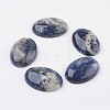 Natural Sodalite Flat Back Cabochons X-G-G741-30x40mm-06-1