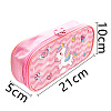 Unicorn Cartoon Pencil Case DIY Diamond Painting Pencil Bag with Zipper PW-WG7D6AD-02-1