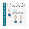 Nuggets Natural Apatite Pendant Necklaces & Earrings Sets for Women WG0BEC3-04-1