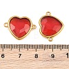 304 Stainless Steel Glass Connector Charms STAS-Q119-02G-A01-3