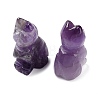 Natural Amethyst Carved Healing Figurines G-B062-04C-2