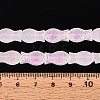 Frosted Glass Beads Strands X-GLAA-T023-40C-09-4