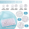 708Pcs 3 Styles Opaque Acrylic Beads MACR-TA0002-81-5
