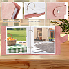5 Inch PU Leather Cover Garden Seed Storage Organizer 2-Ring Binder Album AJEW-SP0004-72A-6