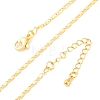 Brass Link Chain Necklaces for Women NJEW-D302-12G-3