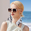 2Pcs 2 Colors Polyester & Acrylic Eyeglasses Chains AJEW-SP0006-02B-5