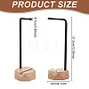 Wood Headset Display Stands Holder AJEW-WH0471-109A-2