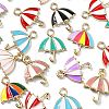 45Pcs 9 Colors Alloy Pendants ENAM-CJ0002-73-3