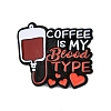 Transfusion Coffee with Word Enamel Pins JEWB-Q014-11B-1