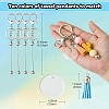 DIY Alloy Bar Beadable Keychain Making Kits DIY-YW0008-76-2