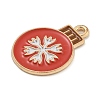 Christmas Theme Alloy Enamel Pendants ENAM-Z019-01I-2
