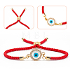  DIY Evil Eye Bracelet Making Kits DIY-NB0006-79-4